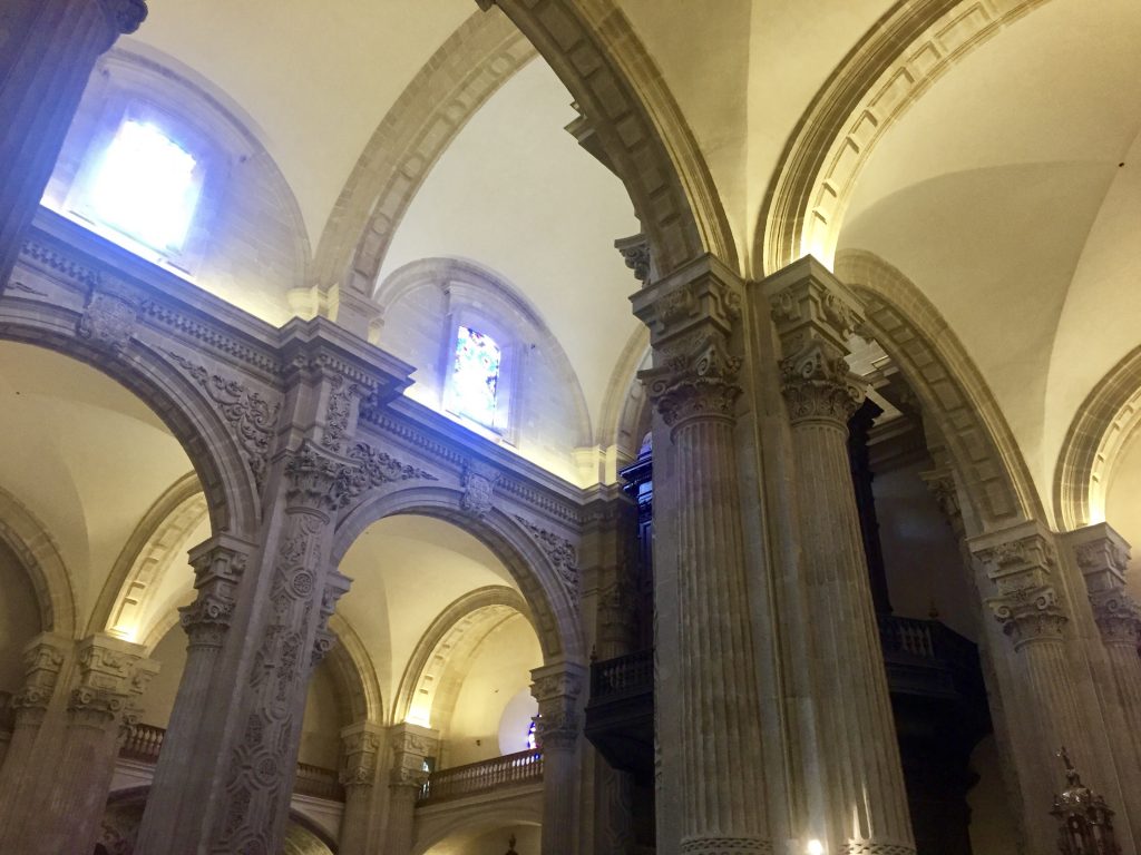 Vaulted ceiling detail