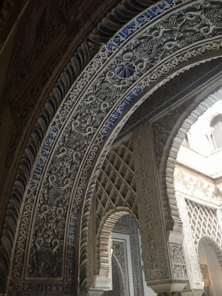 Tiled arch detail