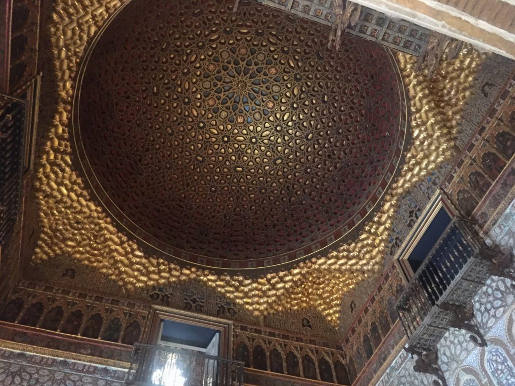 Half-domed ceiling of the Ambadassor's Room
