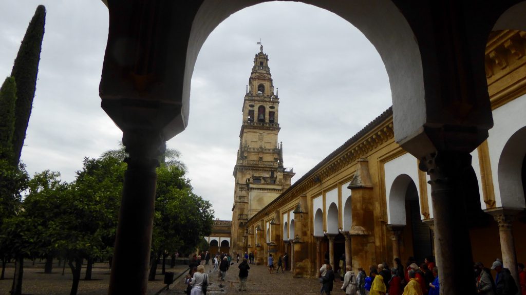 The bell tower (not climbable) and part of the inner courtyard