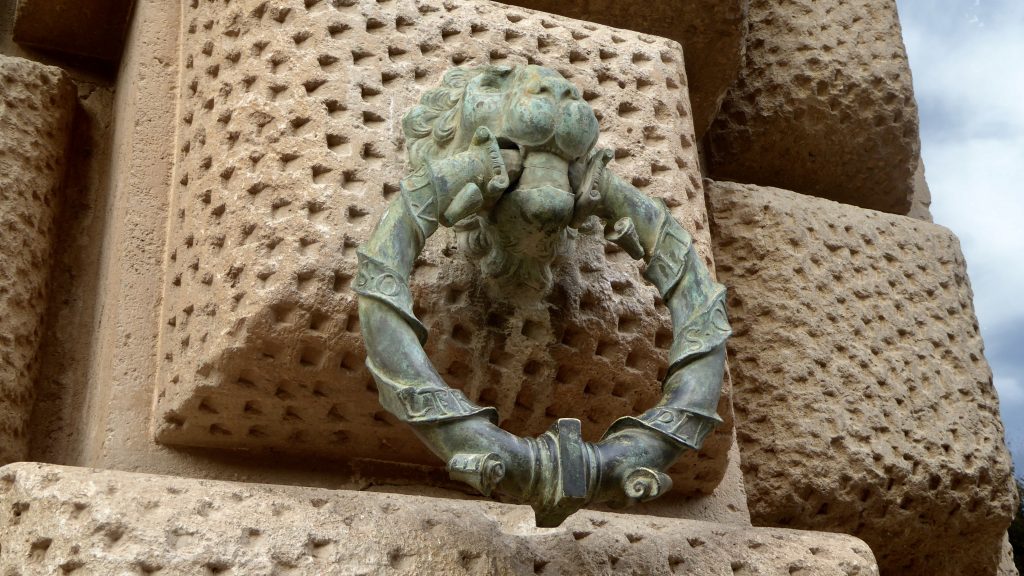 Horse tether detail, outer wall