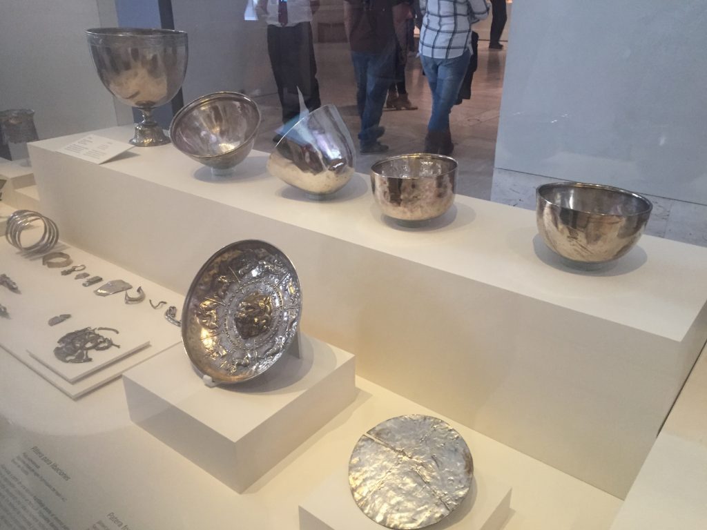 Silver artifacts. The flow of silver out of Iberia was said to be so great the Phoenicians would remove their ships' anchors and replace them with silver in order to carry more loot