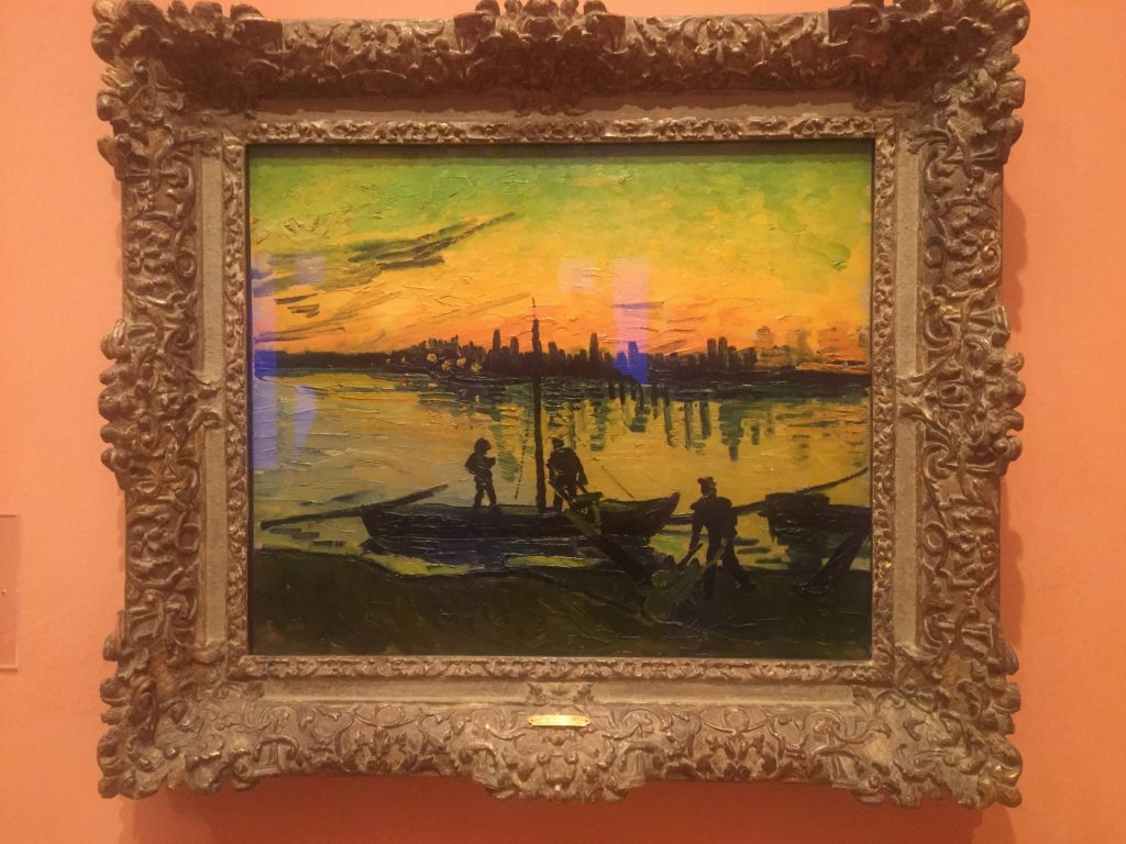 A rather pretty Van Gogh, "The Stevedores in Arles"