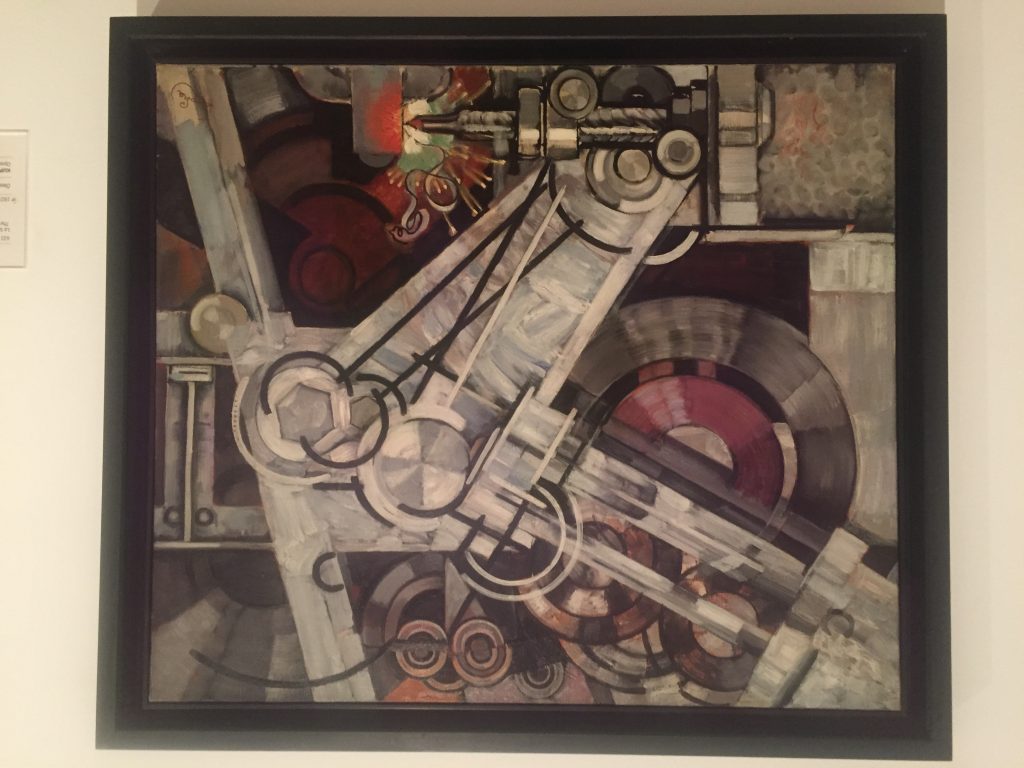 Kupka, "The Machine Drill" Again, clueless about this artist, but I'll bet he has watched Metropolis