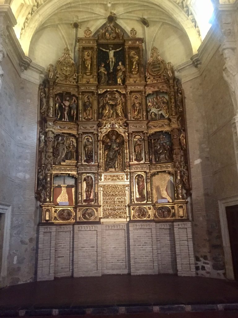 Main altar--not Visigoth, but part of the church that houses the Visigoth artifacts